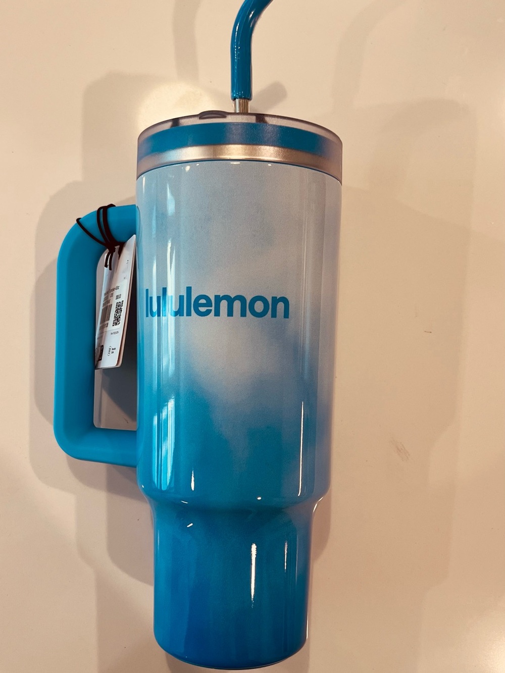 Lululemon 40oz Insulated Tumbler Blue Smoothie Multi NWT - Picture 4 of 9